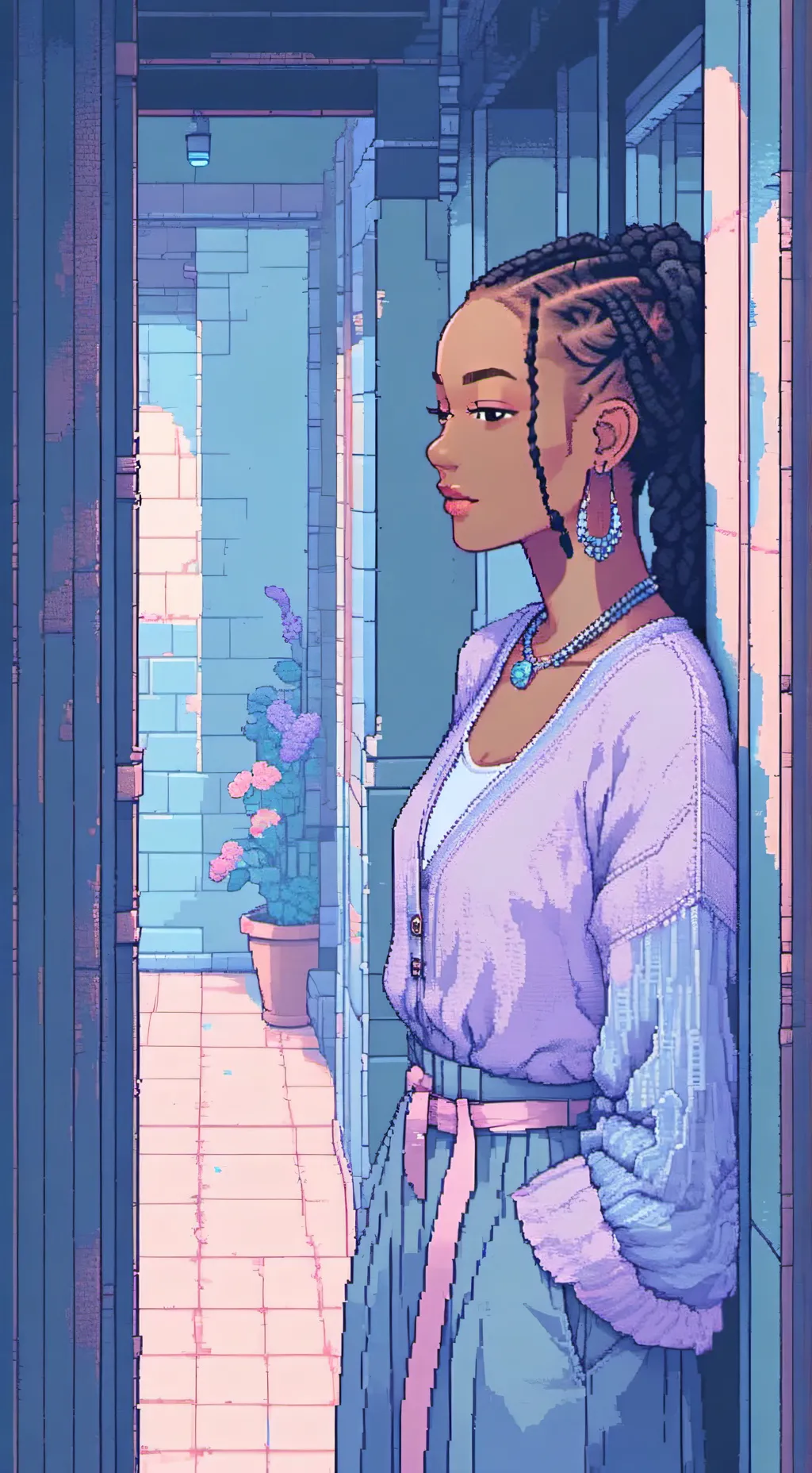 ai character: naddia background