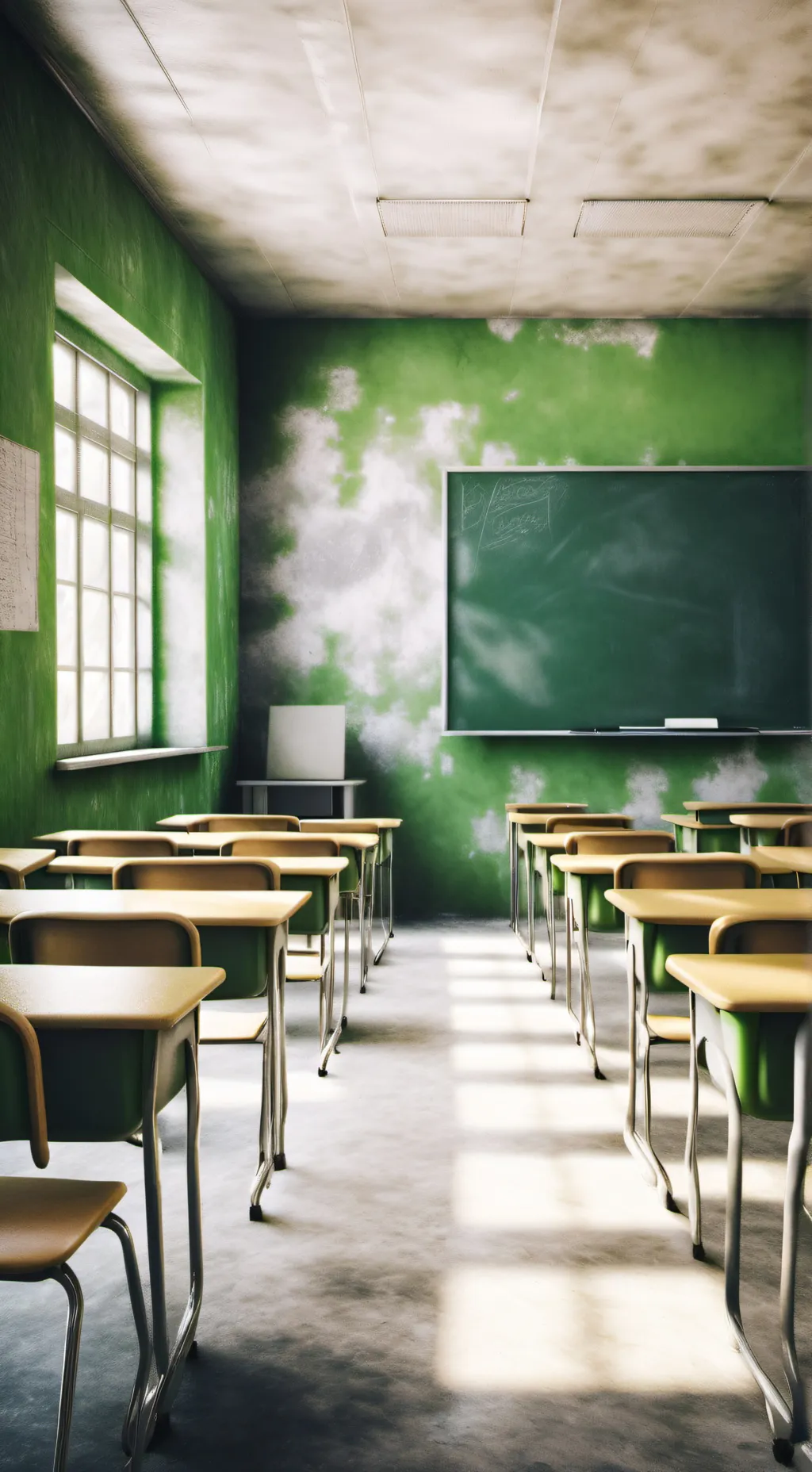 ai character: Magic classrom background