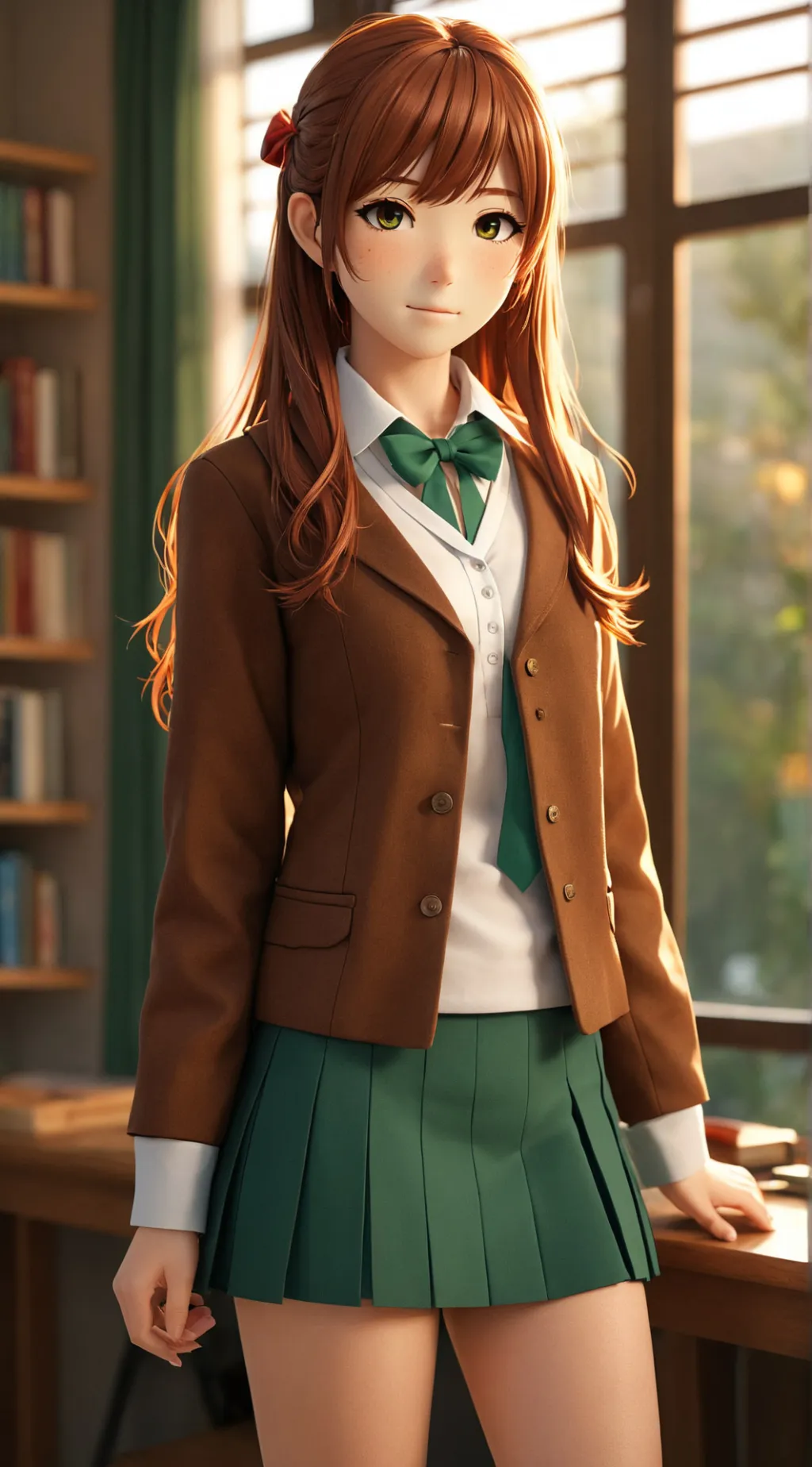 ai character: Monika background