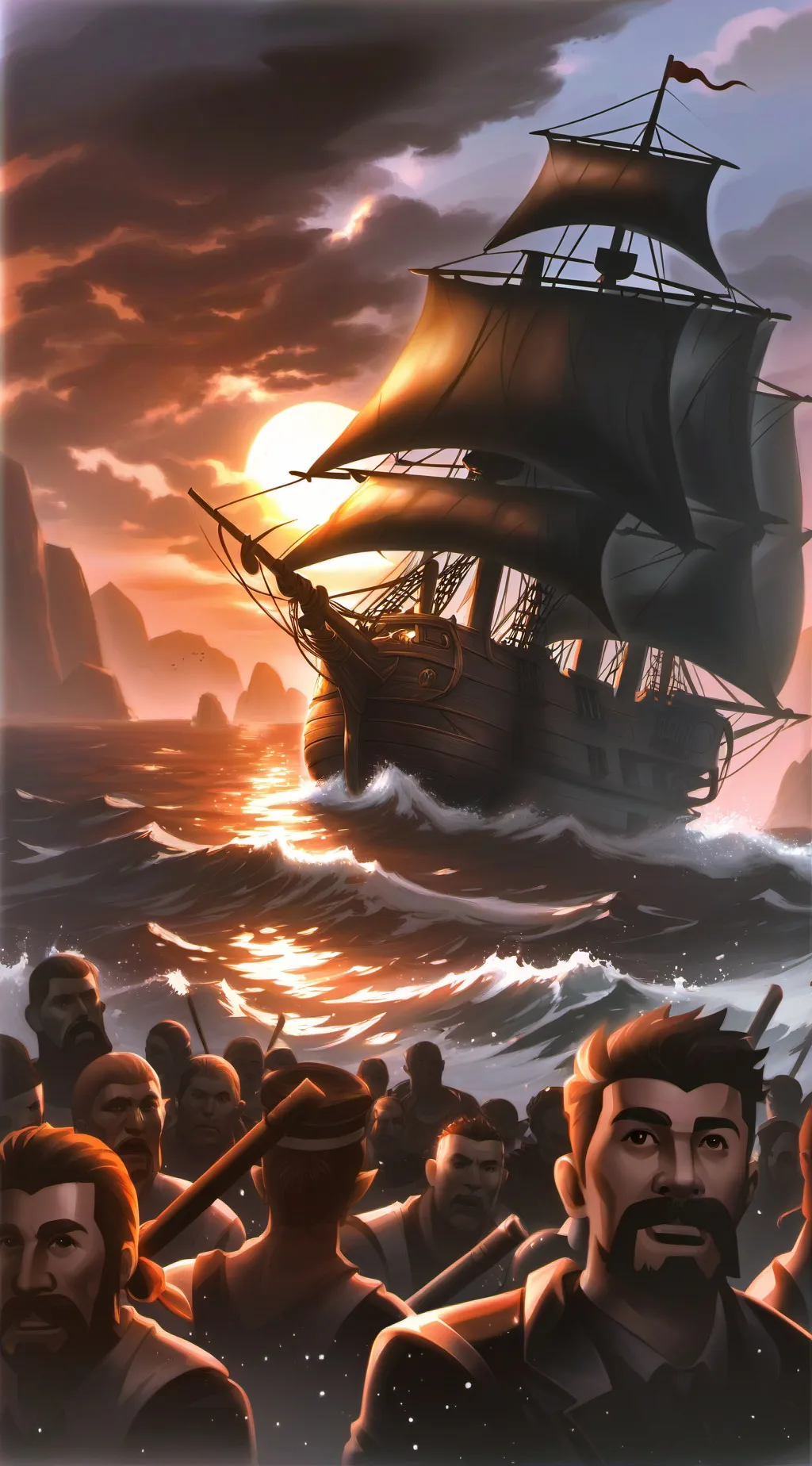 ai character: Survive 100 days. background