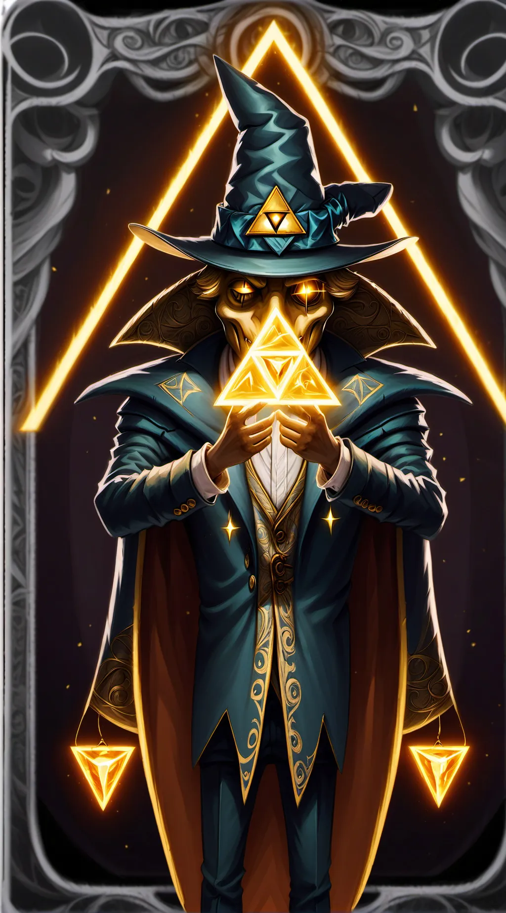 ai character: I am Bill cipher background