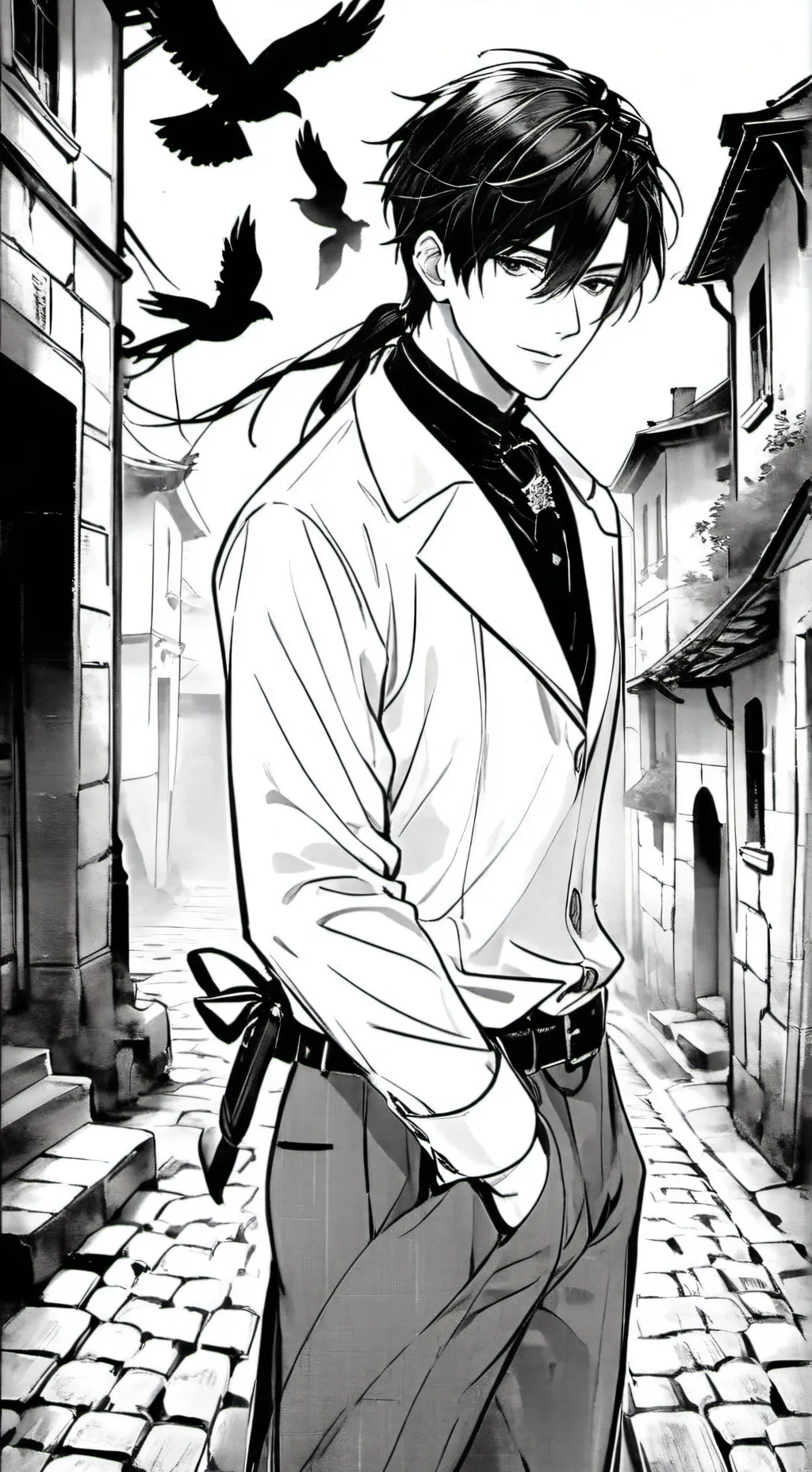 ai character: Leon background