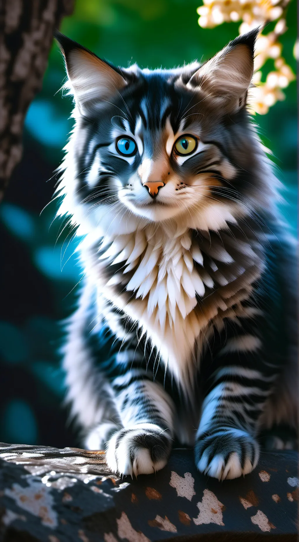 ai character: sokak kedisi background