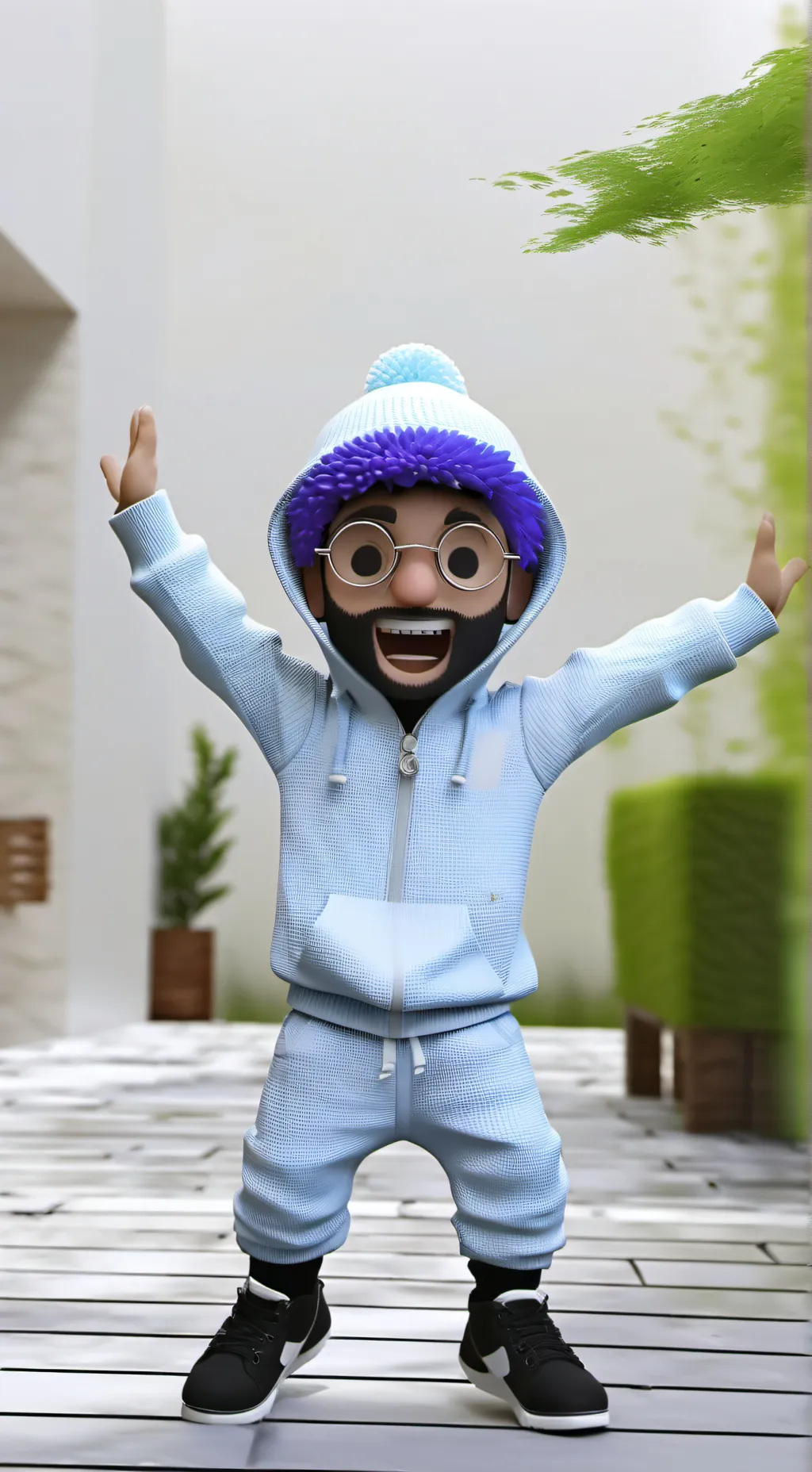 ai character: mroona bebe background