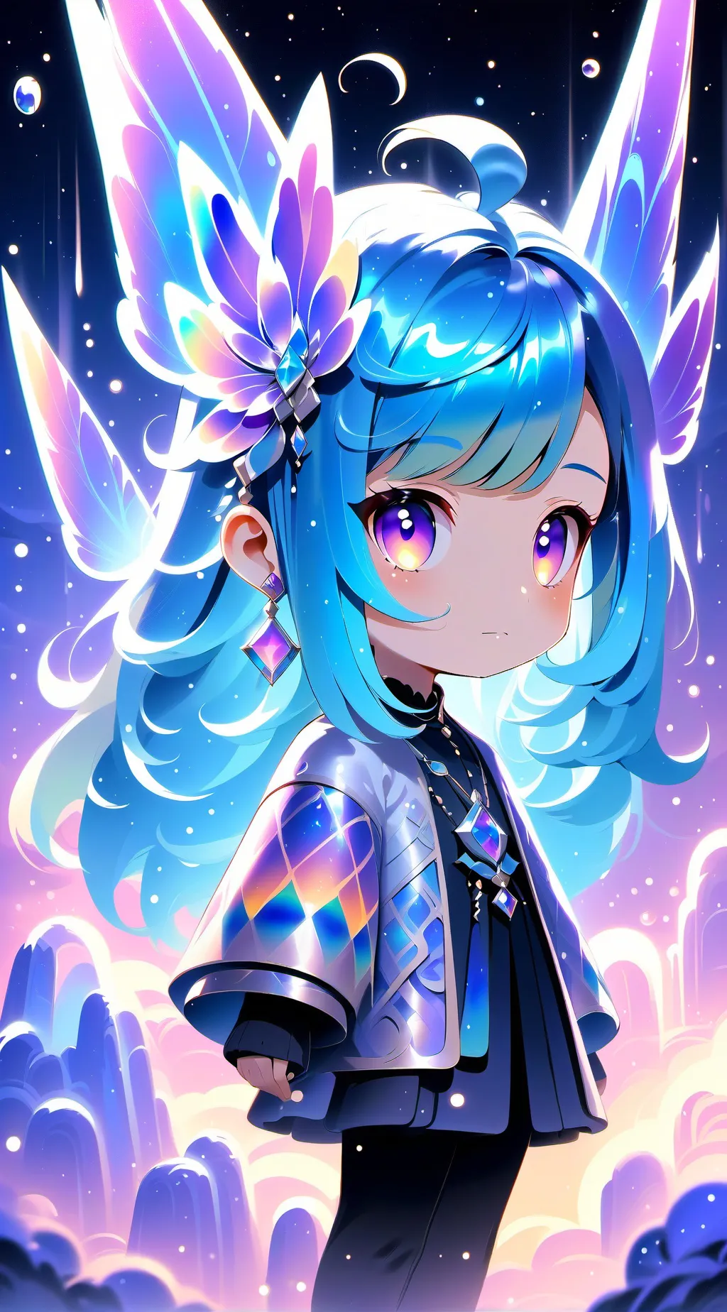 ai character: Bakugo and Mina background