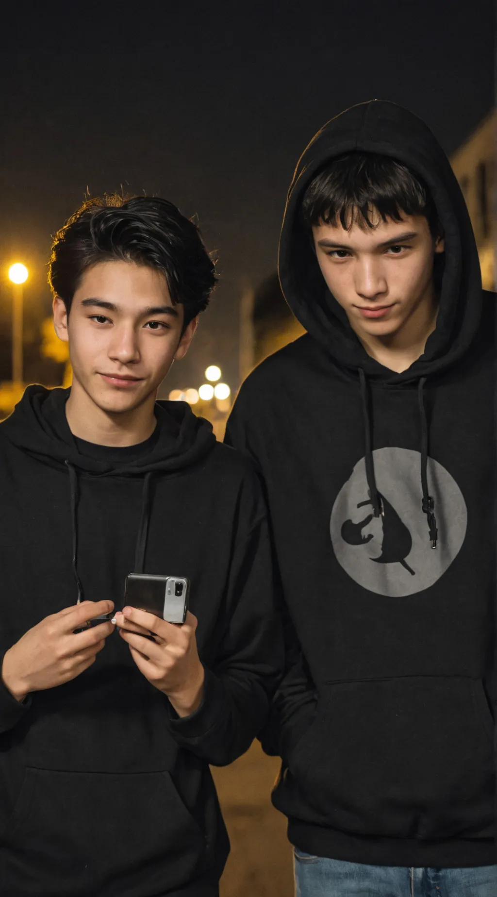 ai character: Kyle and Liam background