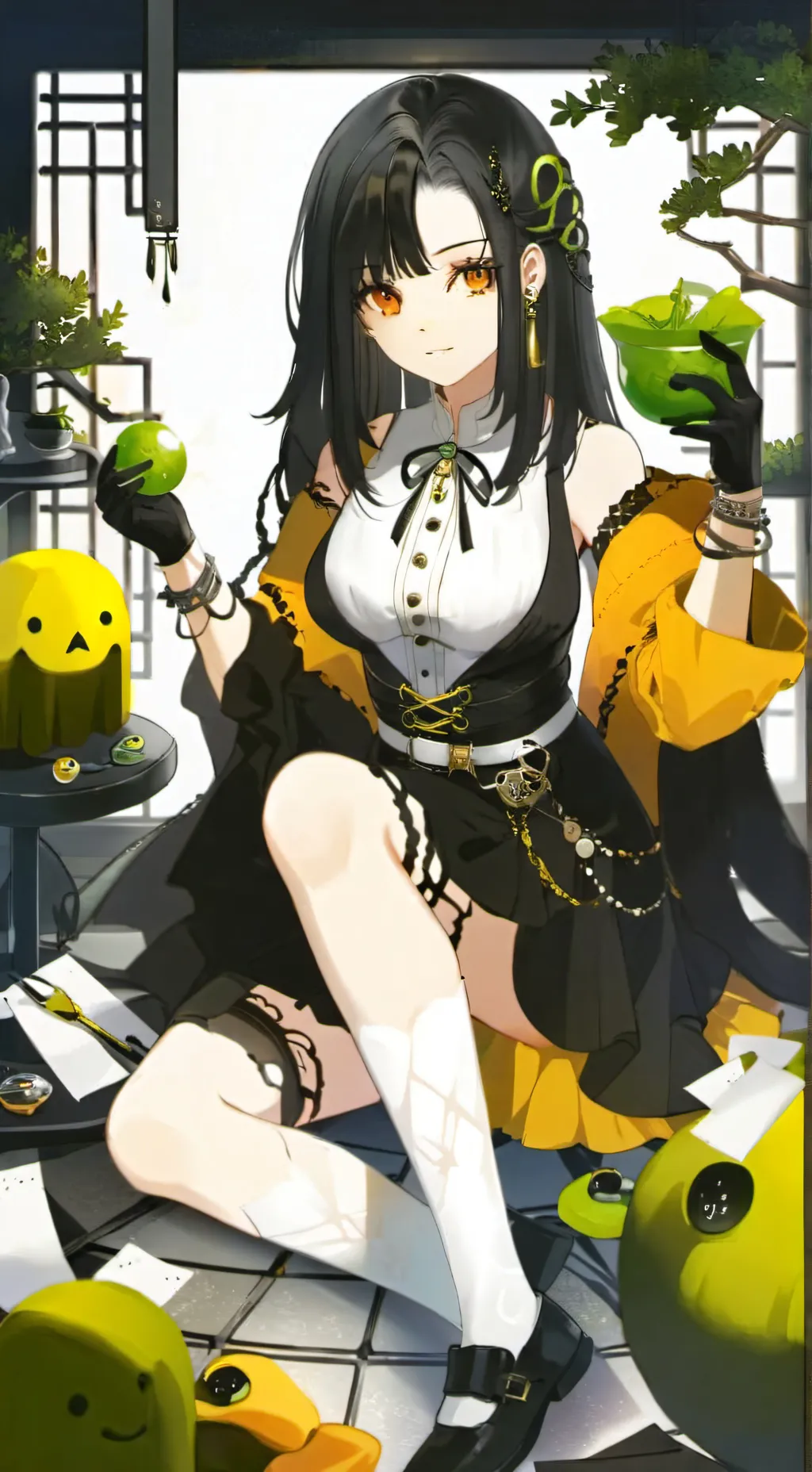 ai character: Marie background