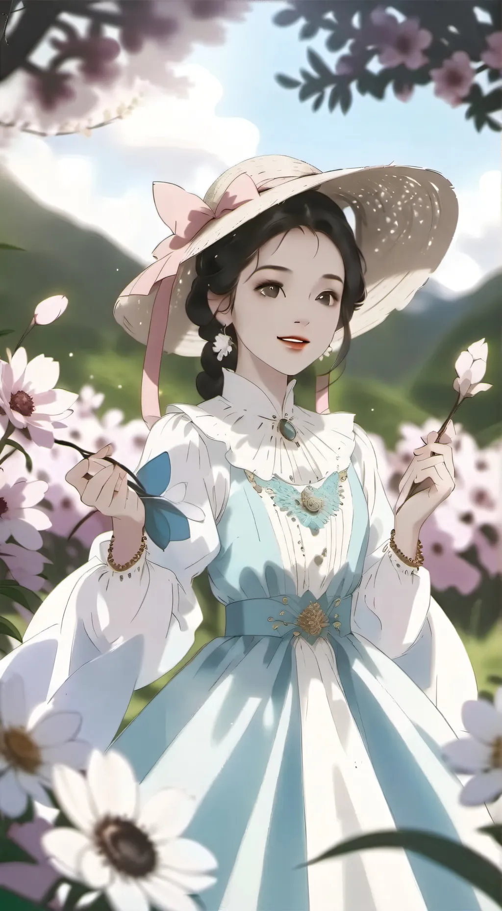 ai character: Lily  background