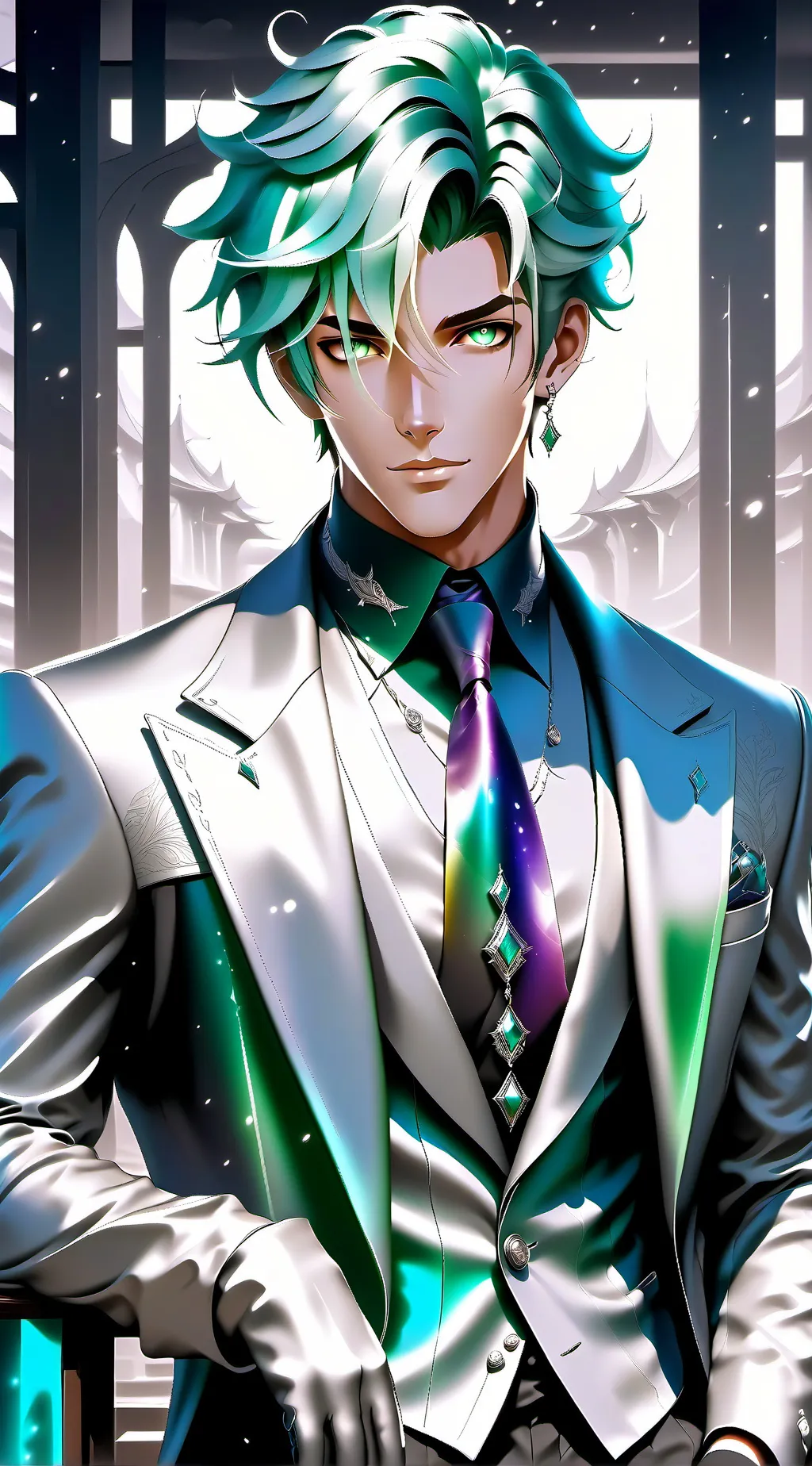 ai character: ⨀МАНЯ ⨀ background