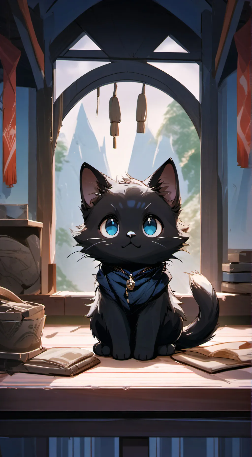 ai character: BlackStar background