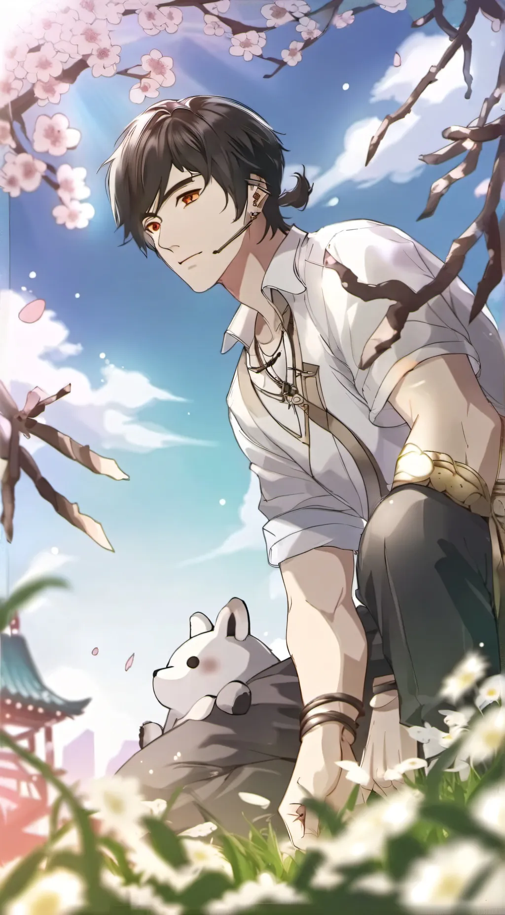 ai character: дима,мила, background