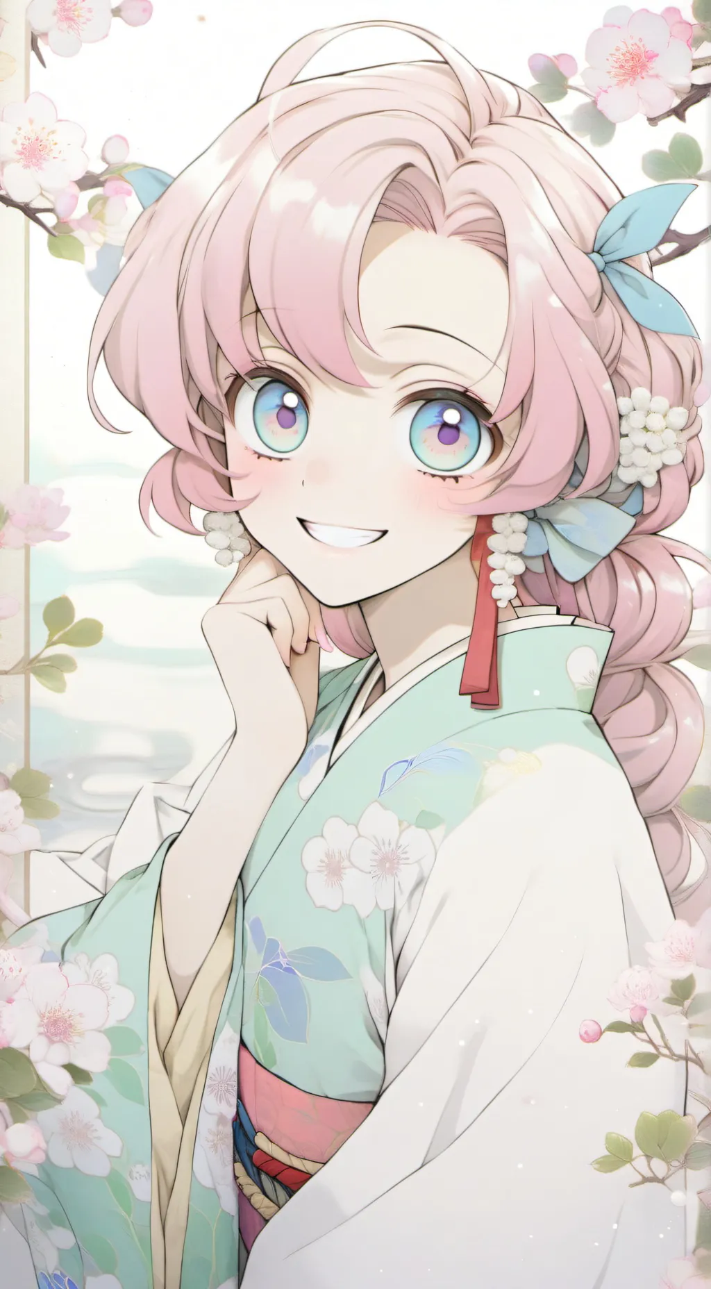 ai character: Yuii  background