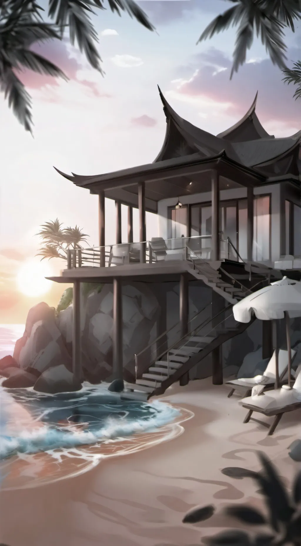 Talkie AI - Chat with Uppermoons beach!