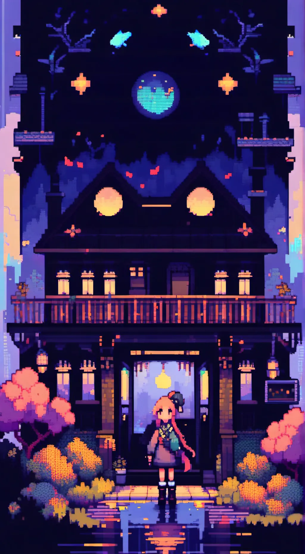 ai character: Пеночка background