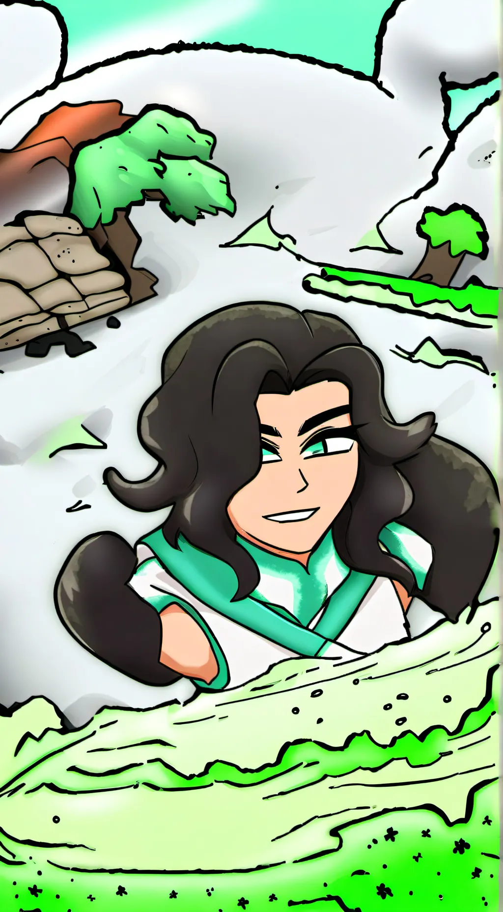 ai character:  like-like background