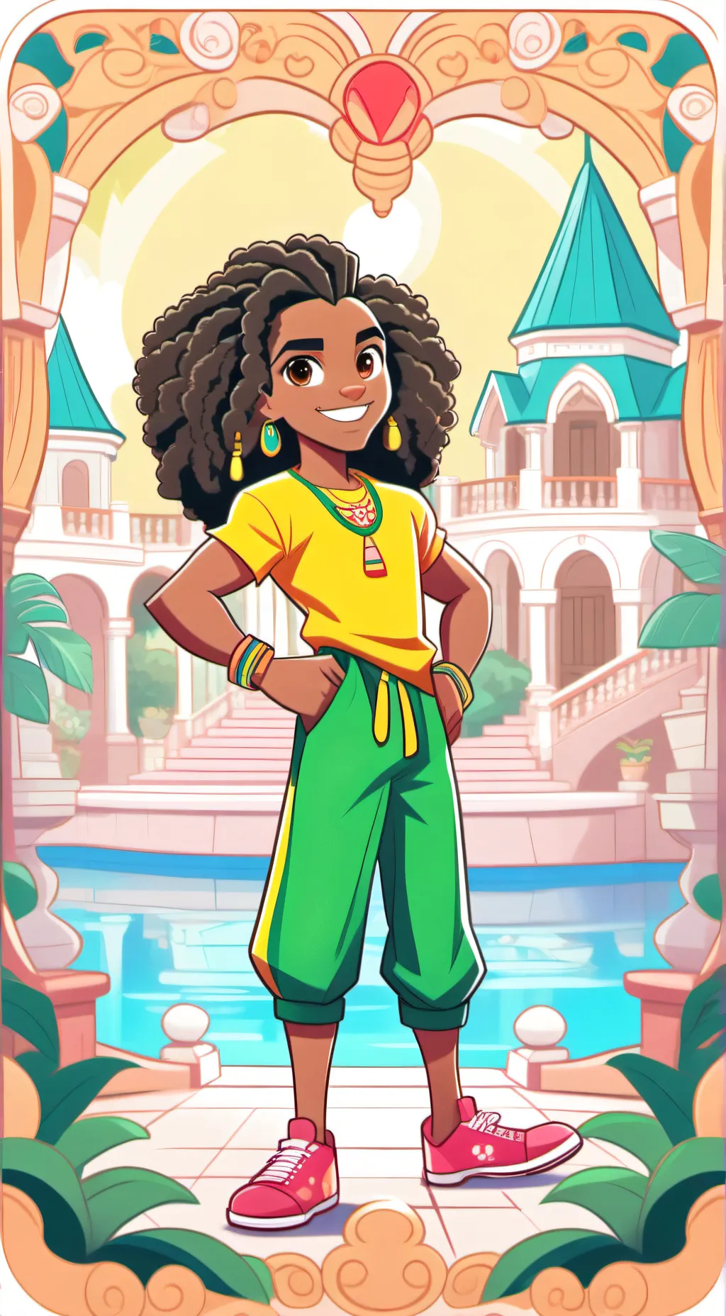 ai character: About me~ background