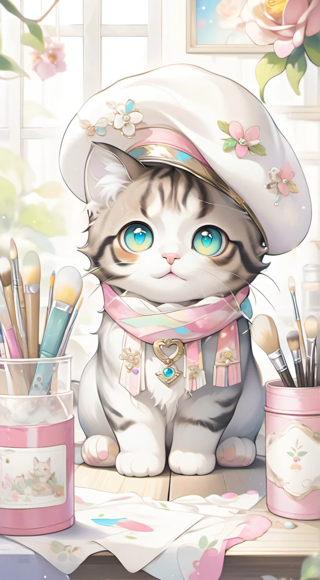 ai character: Pixel background