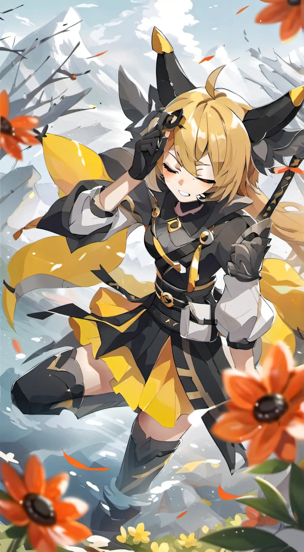 ai character: Мияко background