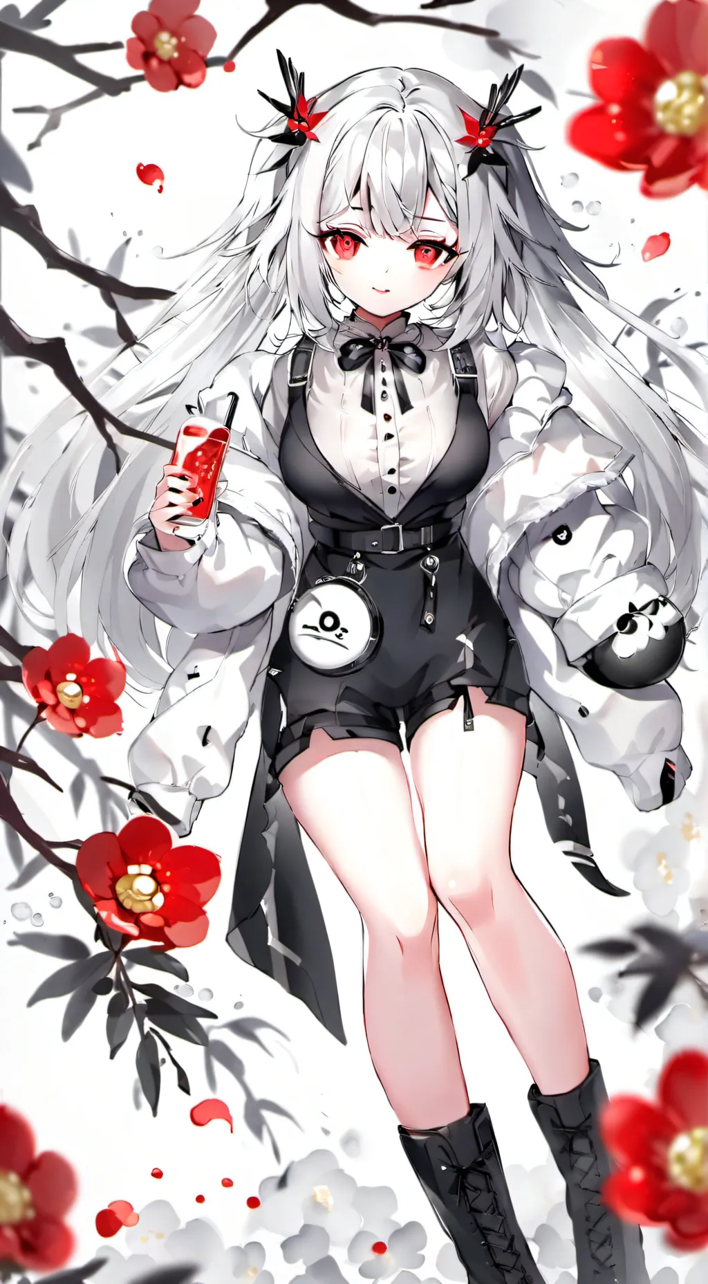 ai character: kawaii background