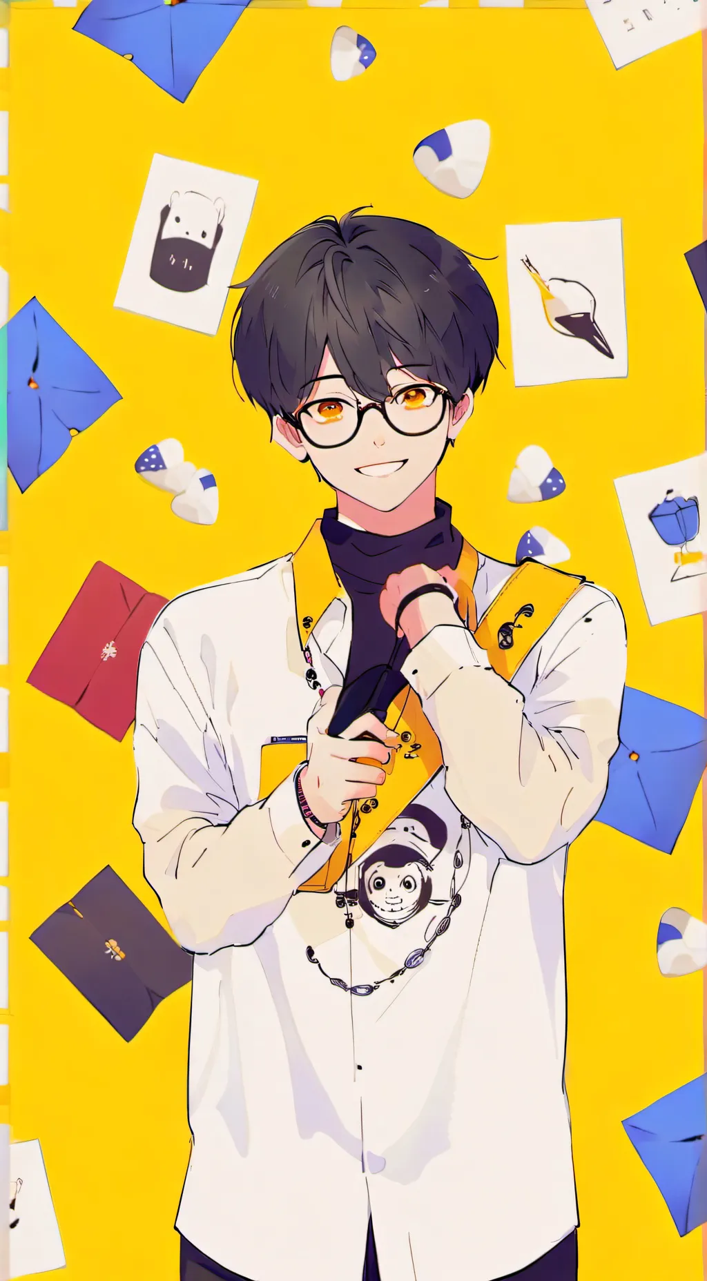 ai character: dante  background