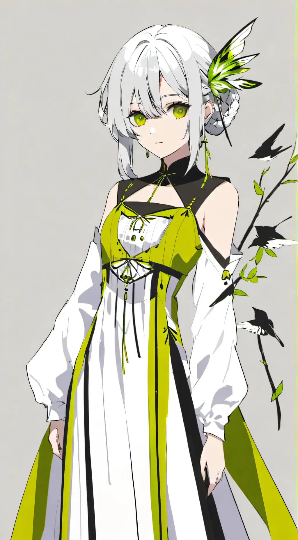 ai character: nono the bird  background