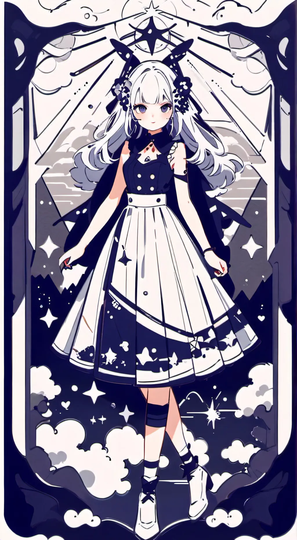 ai character: Ginger and Cosmo background