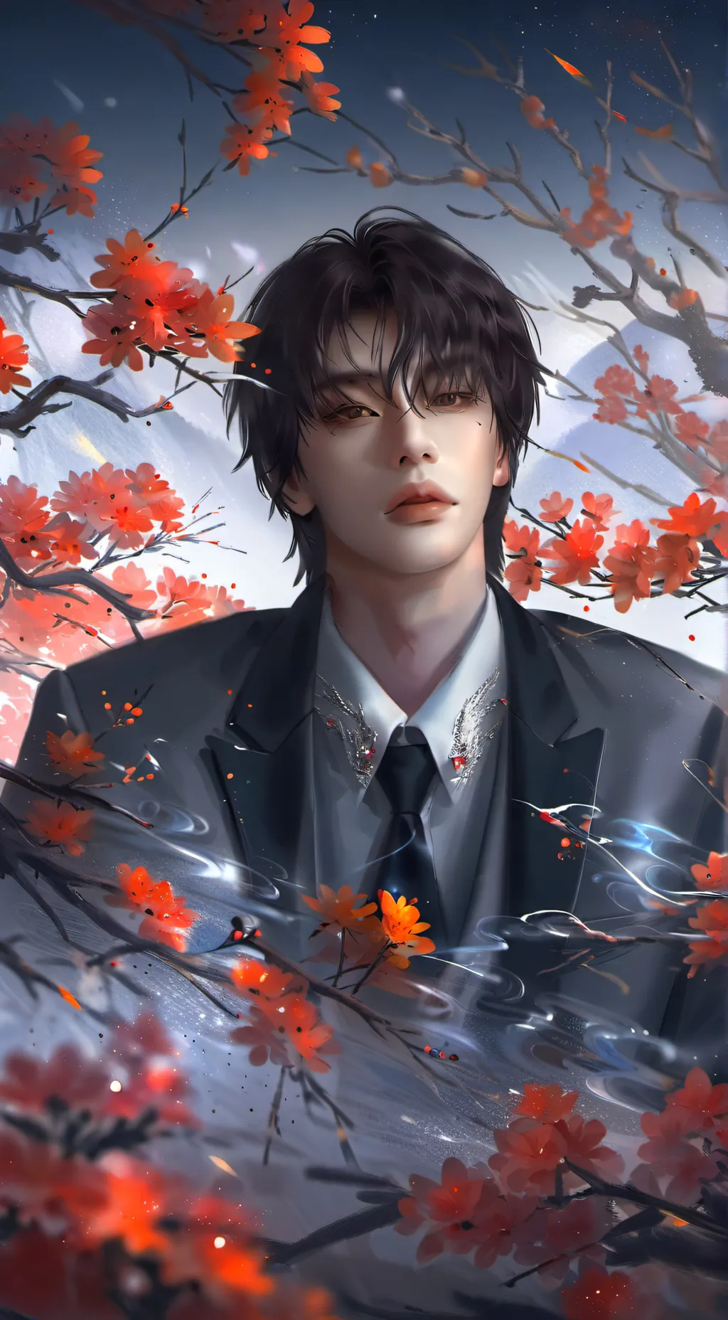 ai character: ✦HYUNJIN✦ background