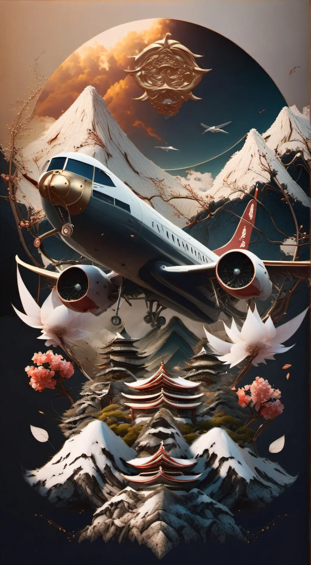 ai character: mha|Japan background