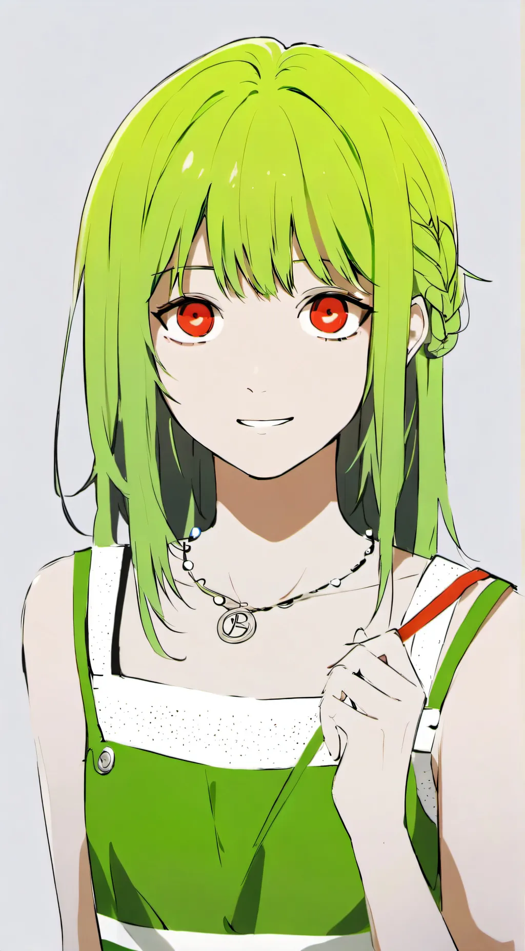 ai character: make her a fatty background