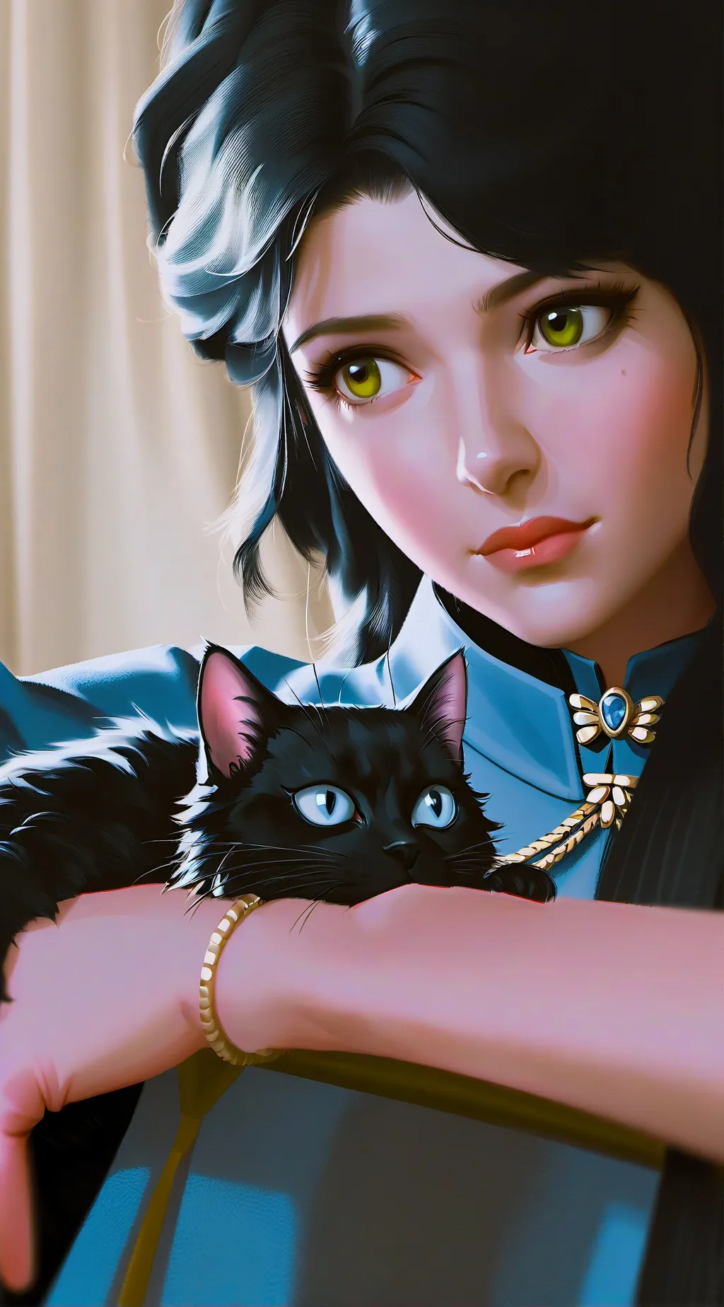 ai character: Mavie background