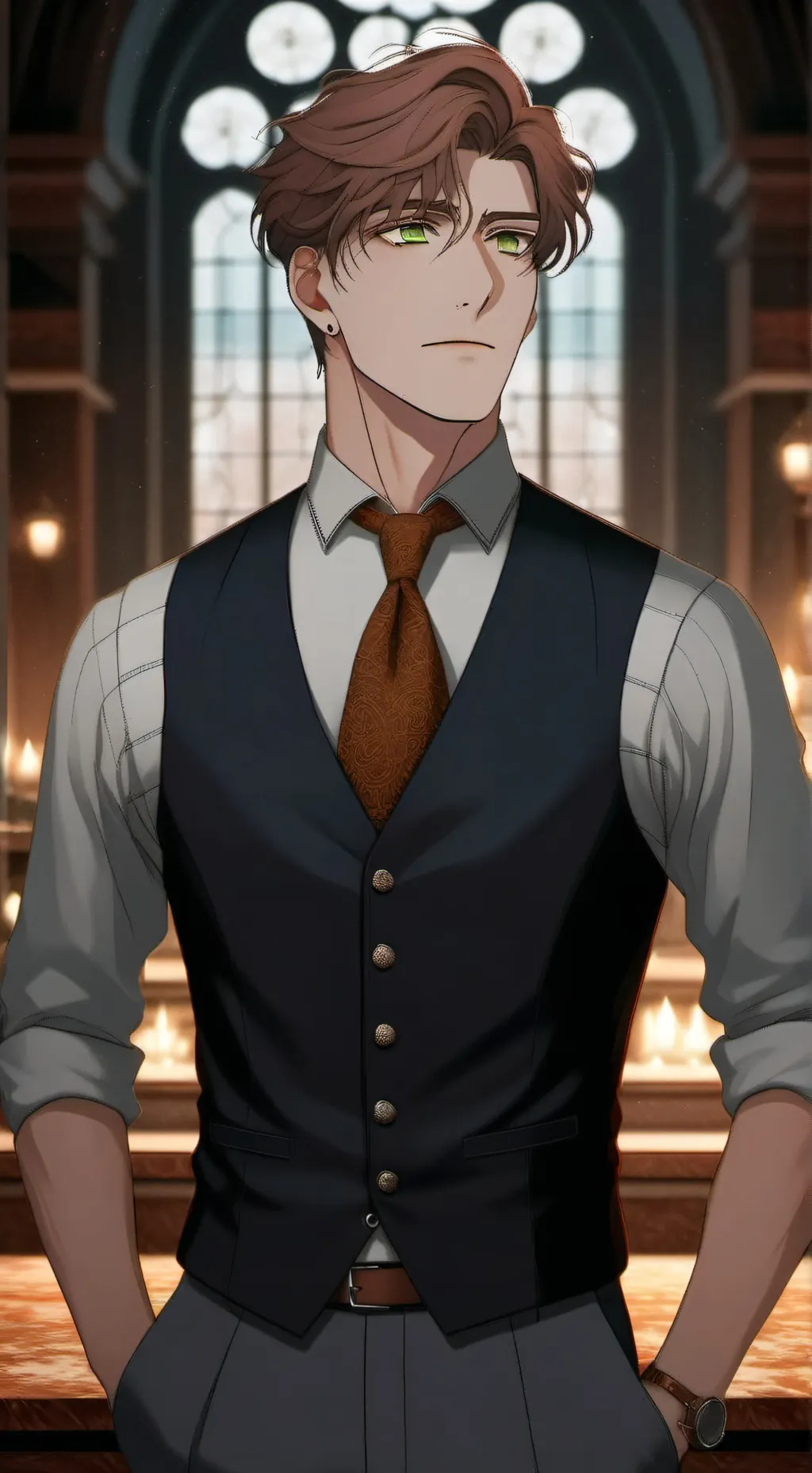 ai character: 》CONRAD《 background