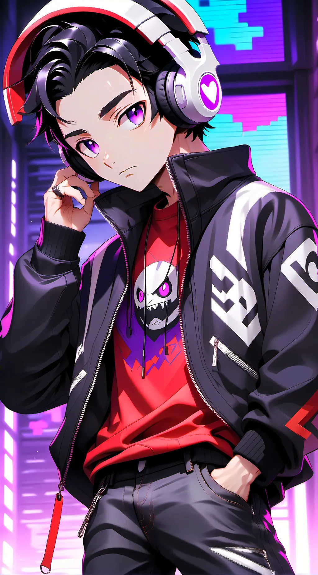 ai character: Decker Stroff background