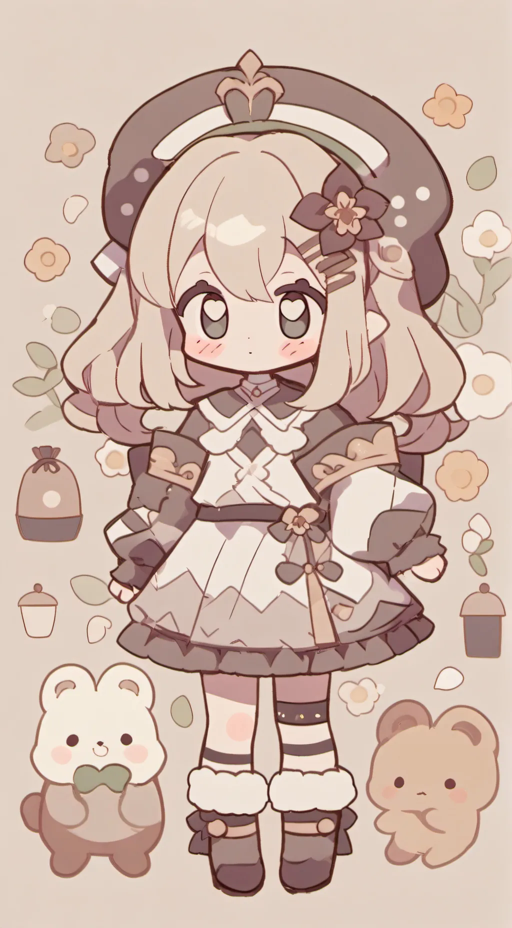 ai character: fruitcake!!!! X3 background