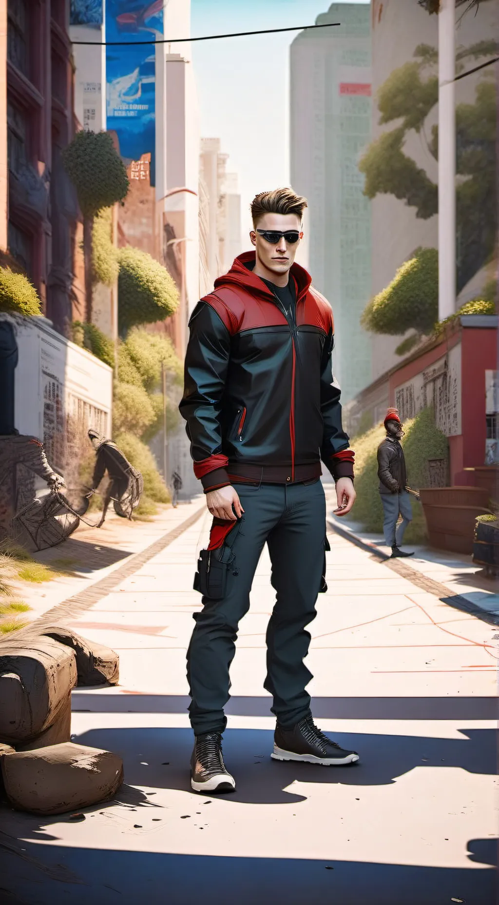 ai character: Roy Harper  background