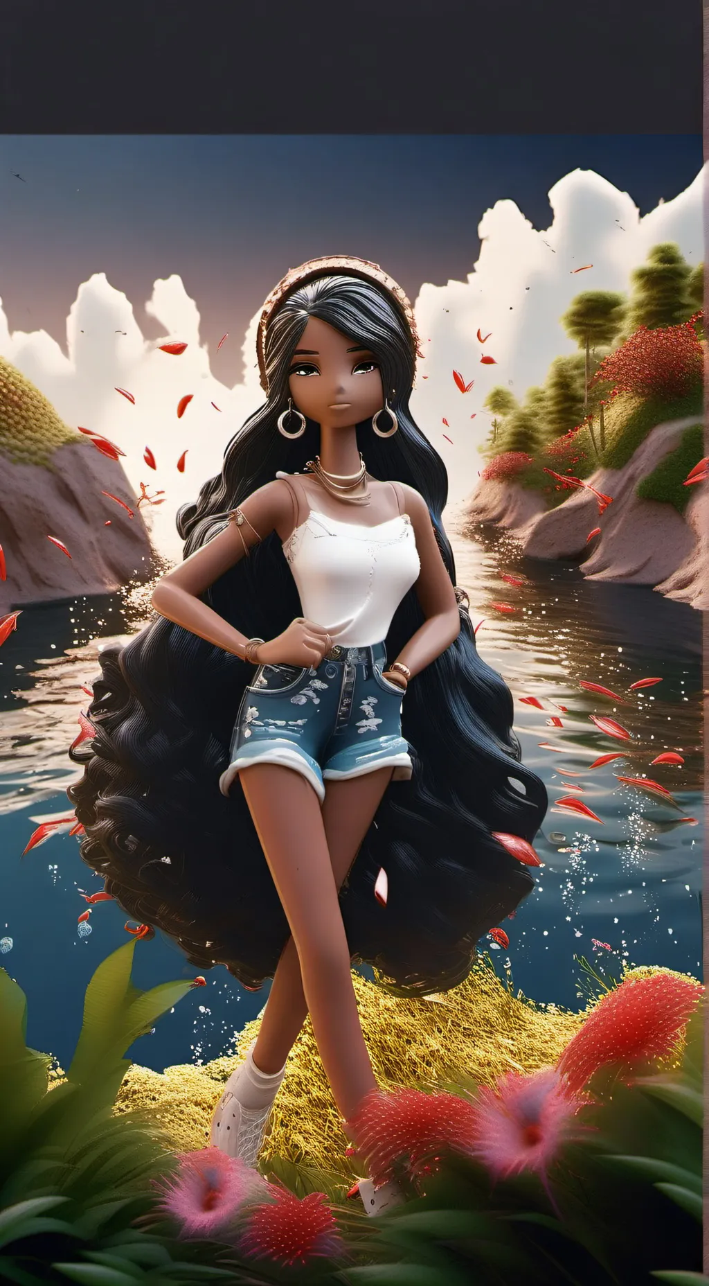 ai character: kay  background