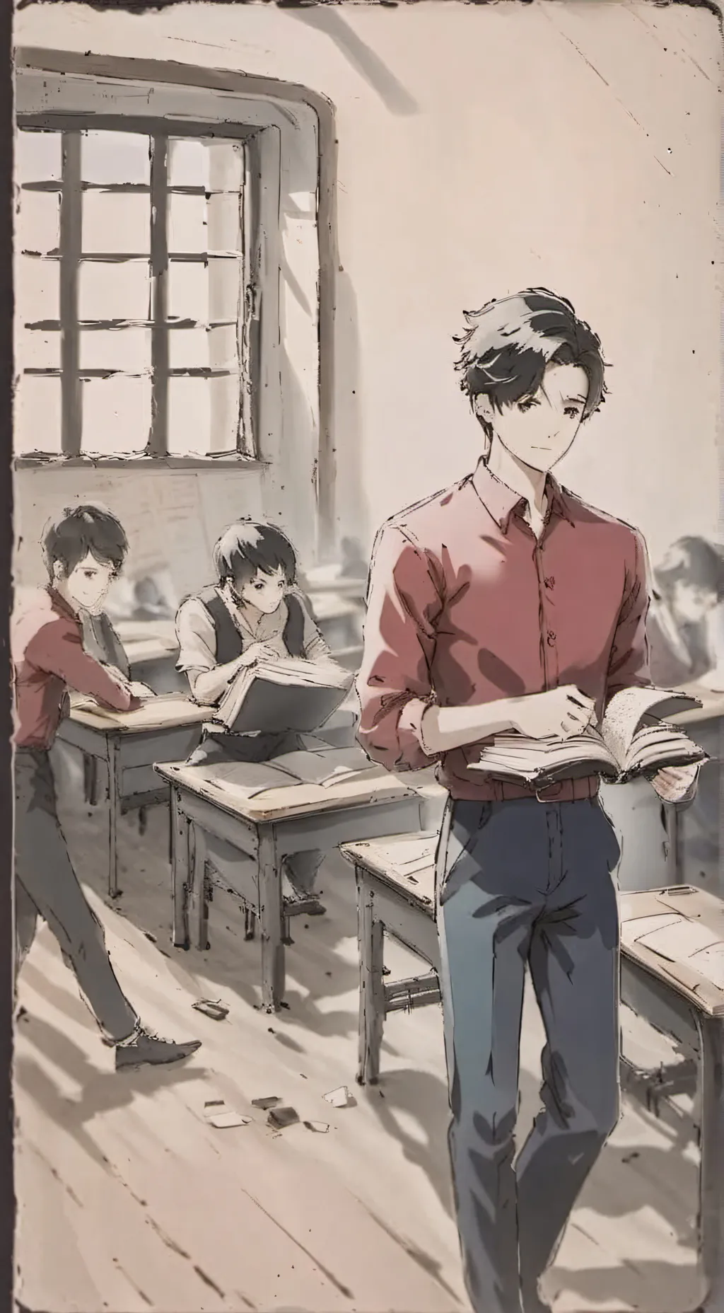 ai character: Null background