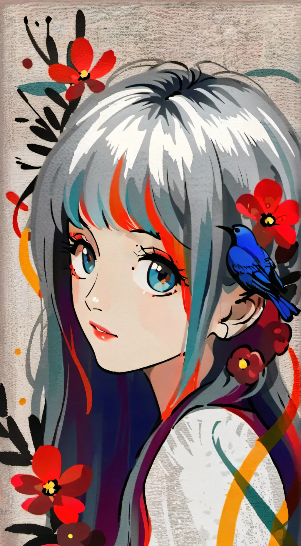 ai character: Maya  background