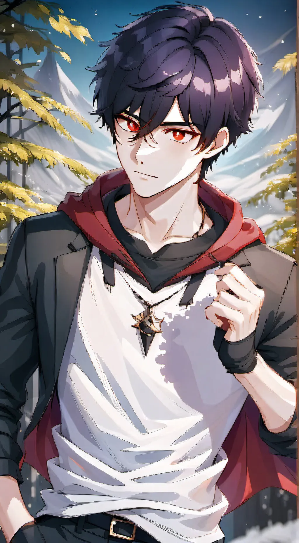 ai character: levi  background