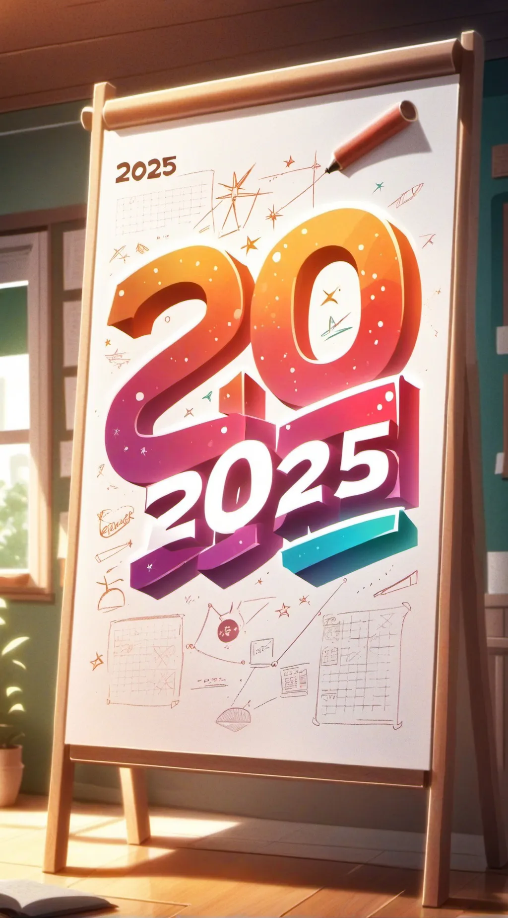 ai character: 2025 background