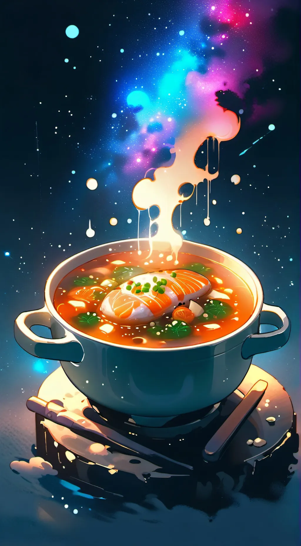 ai character: Duckling soup background