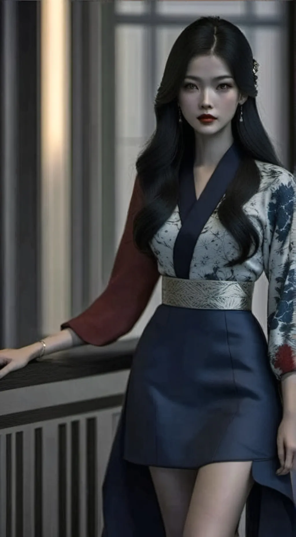 ai character: Su Min  background