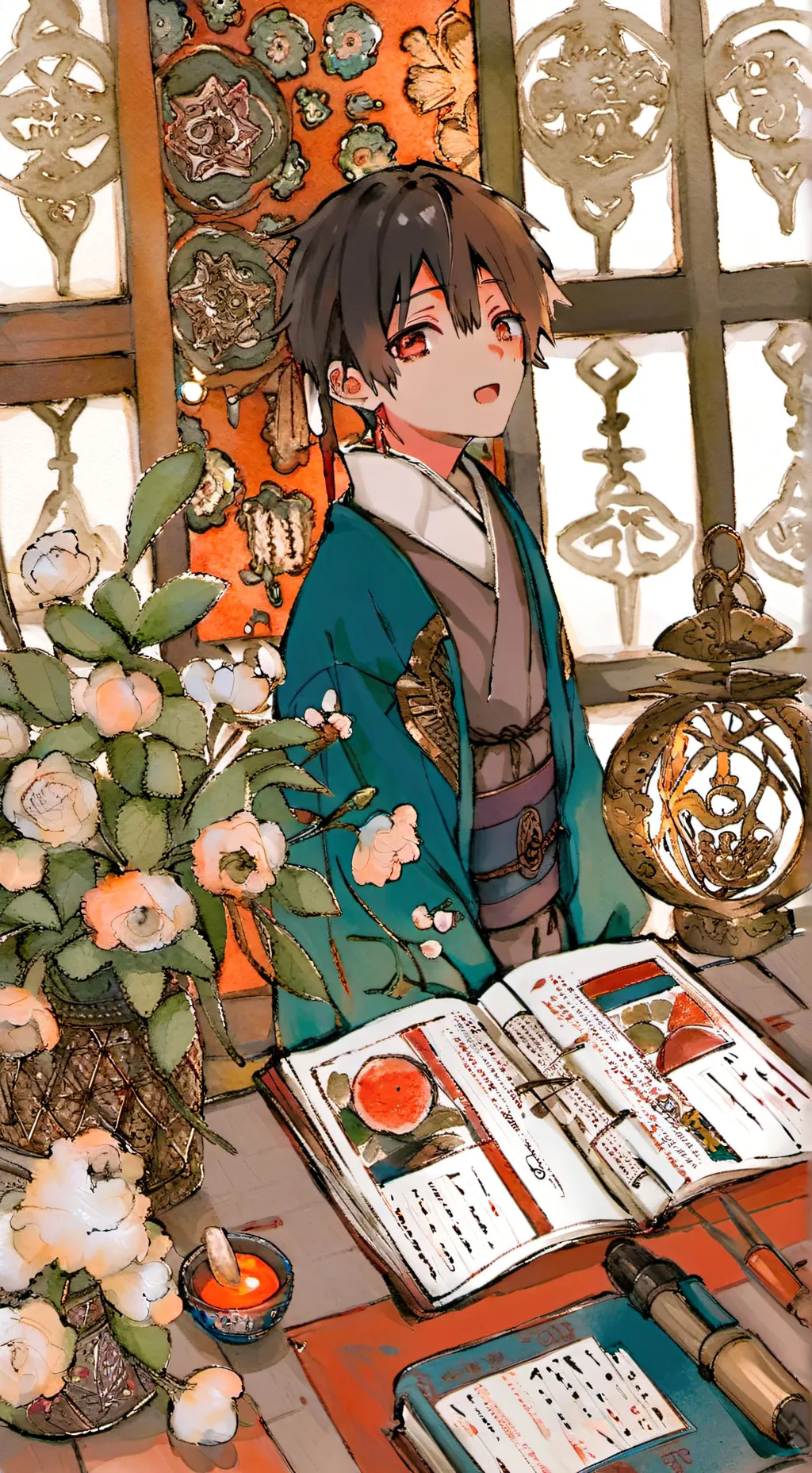 ai character: Tsukasa background