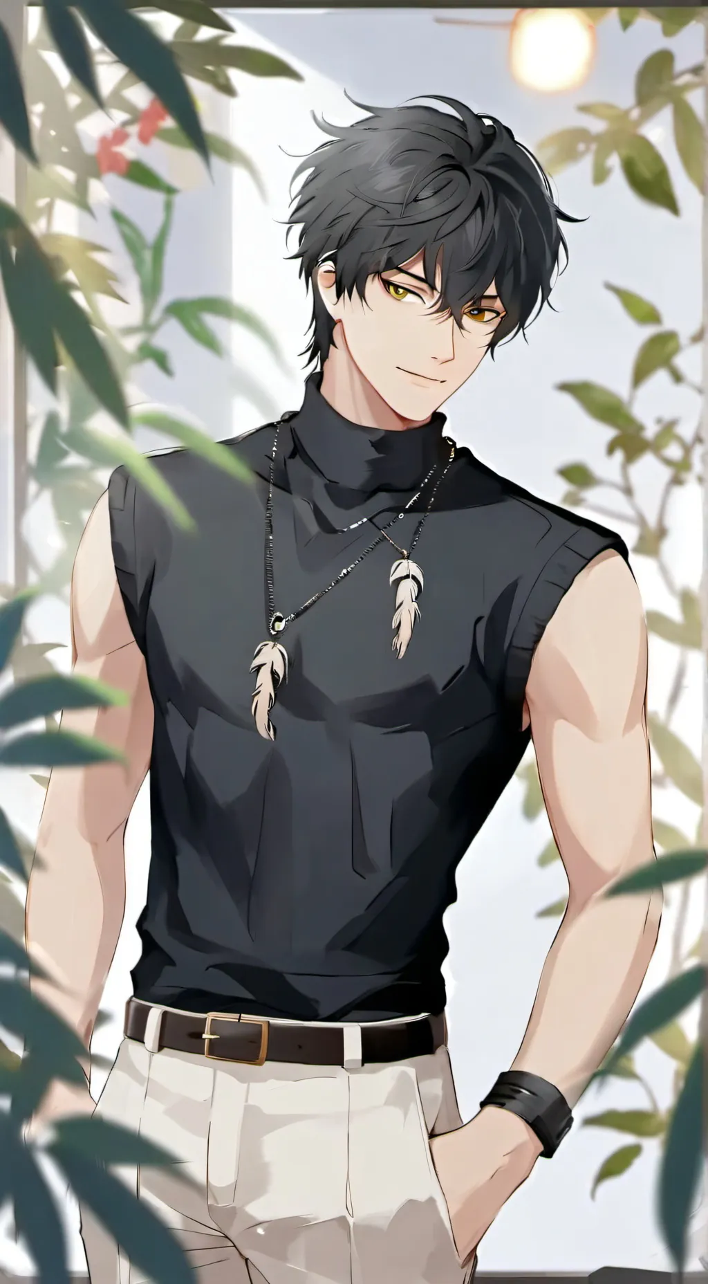 ai character: ♧Aaron¤ background