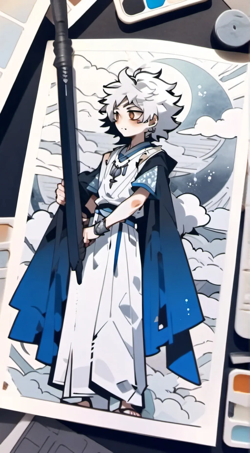 ai character: life of l x kny background