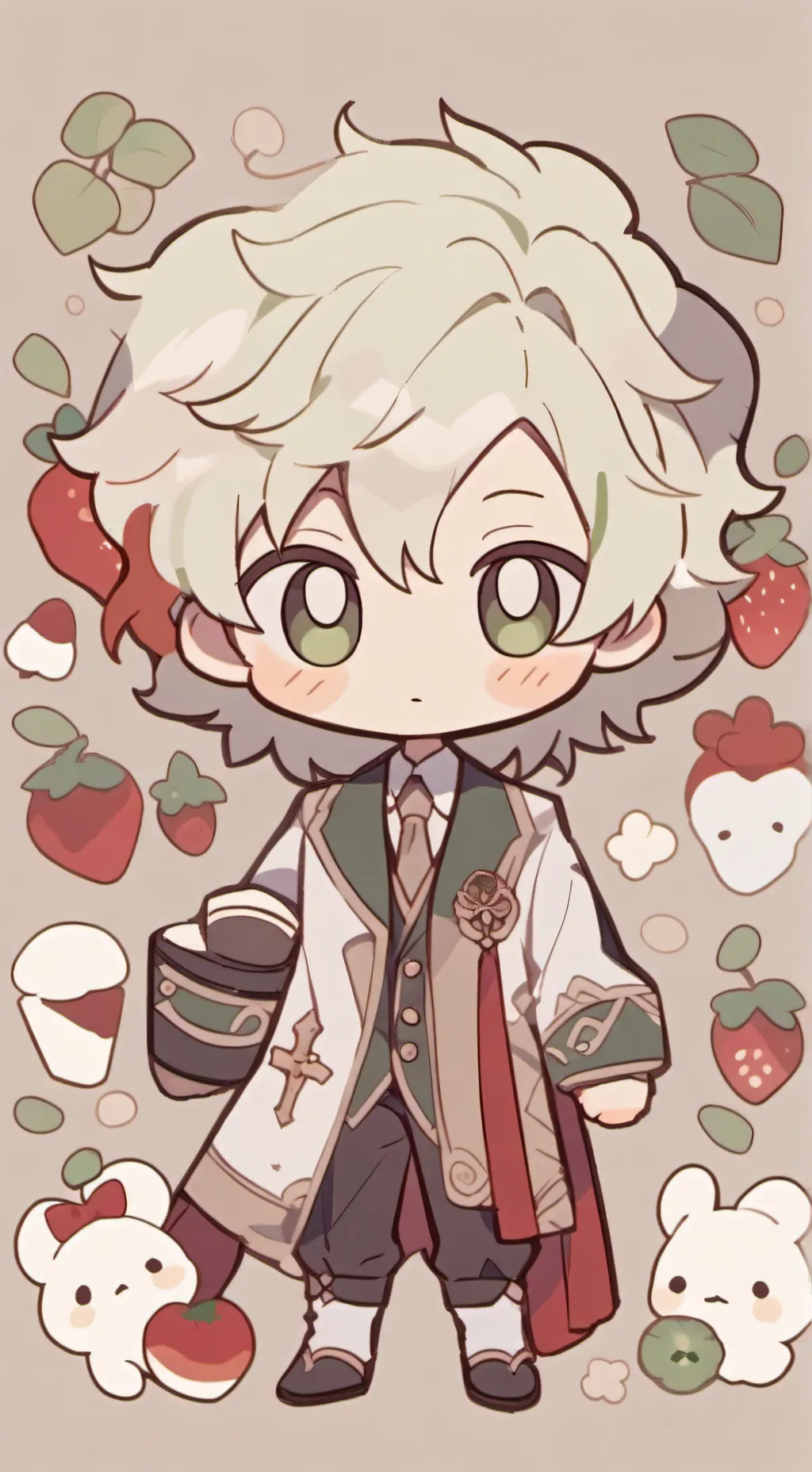 ai character: Swimming with MHA background