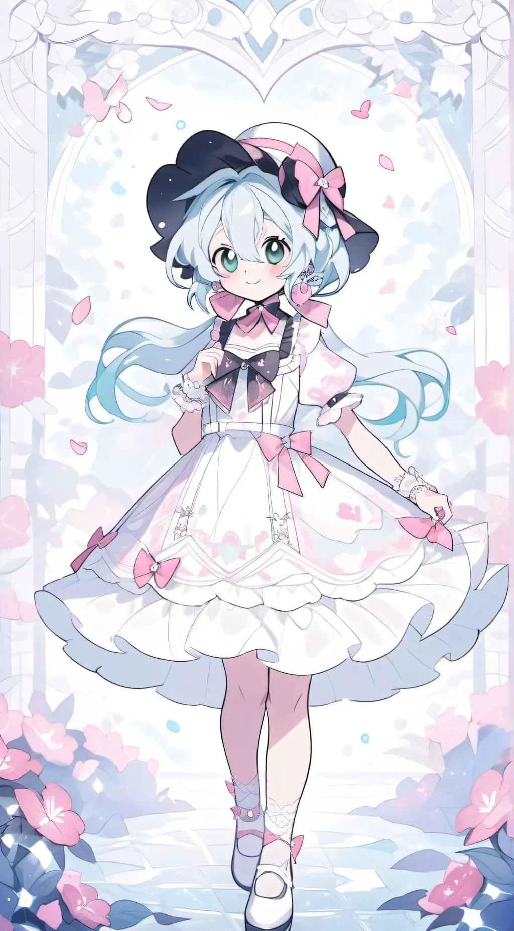 ai character: shadow milk cookie background