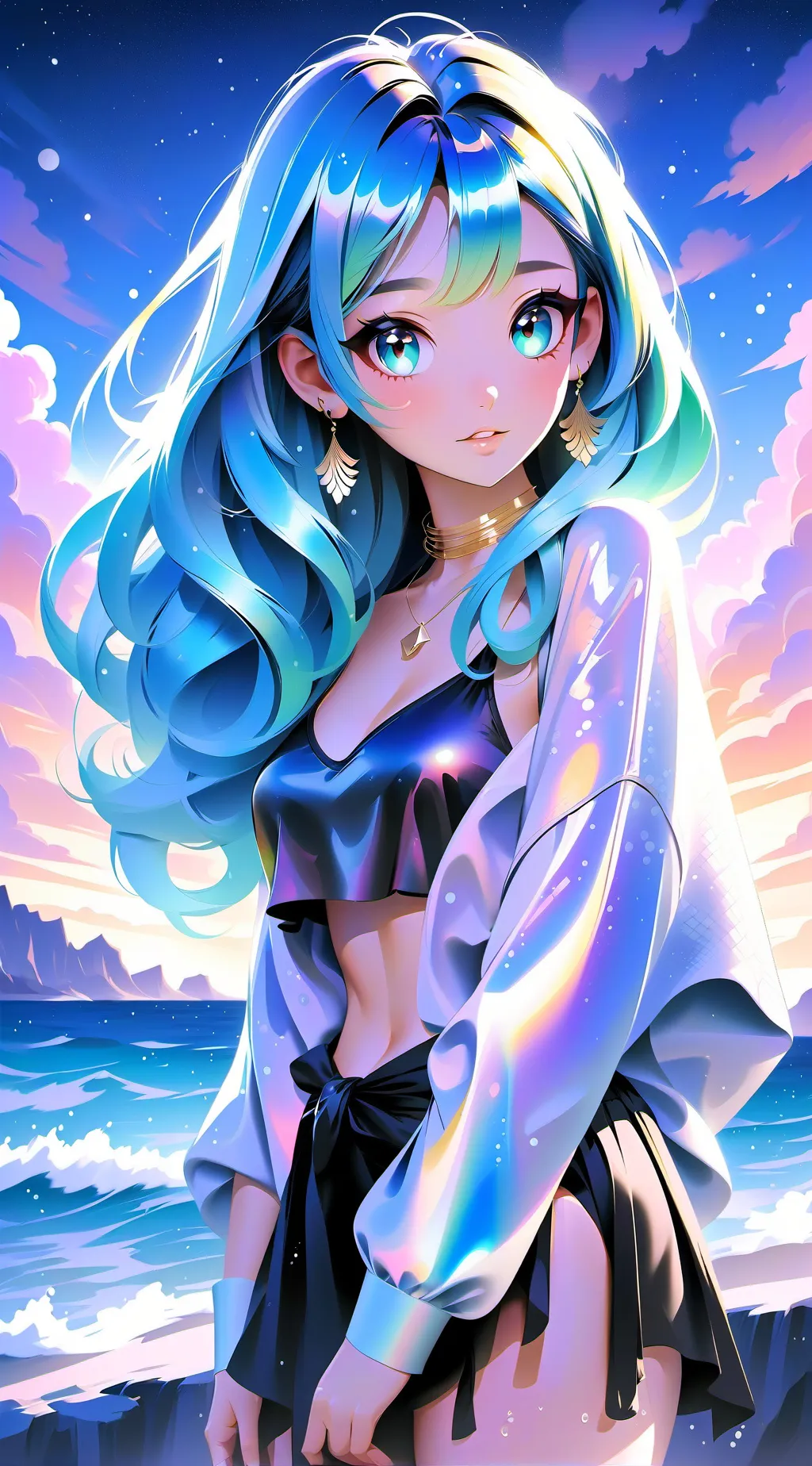 ai character: Elysia background