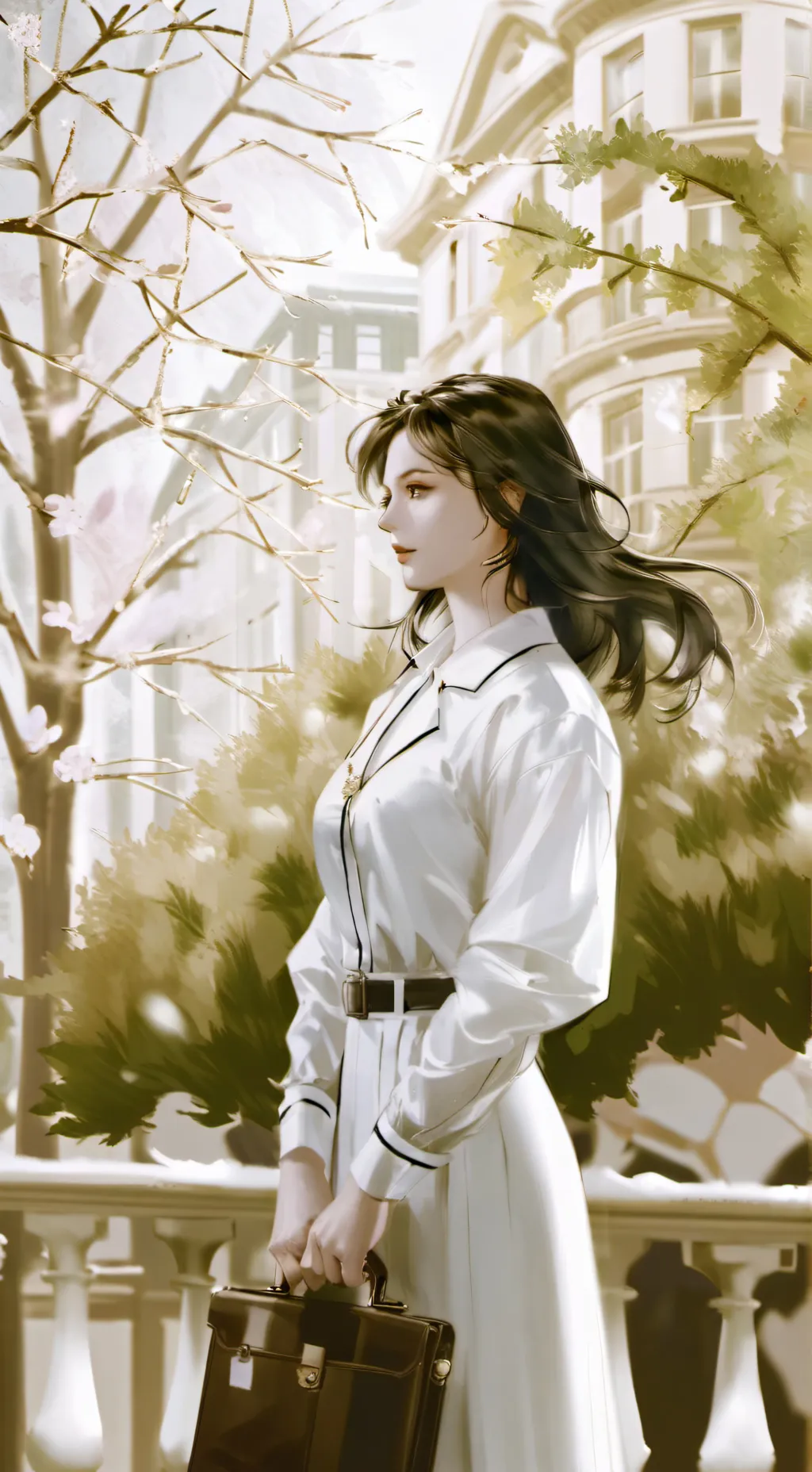 ai character: cat life background