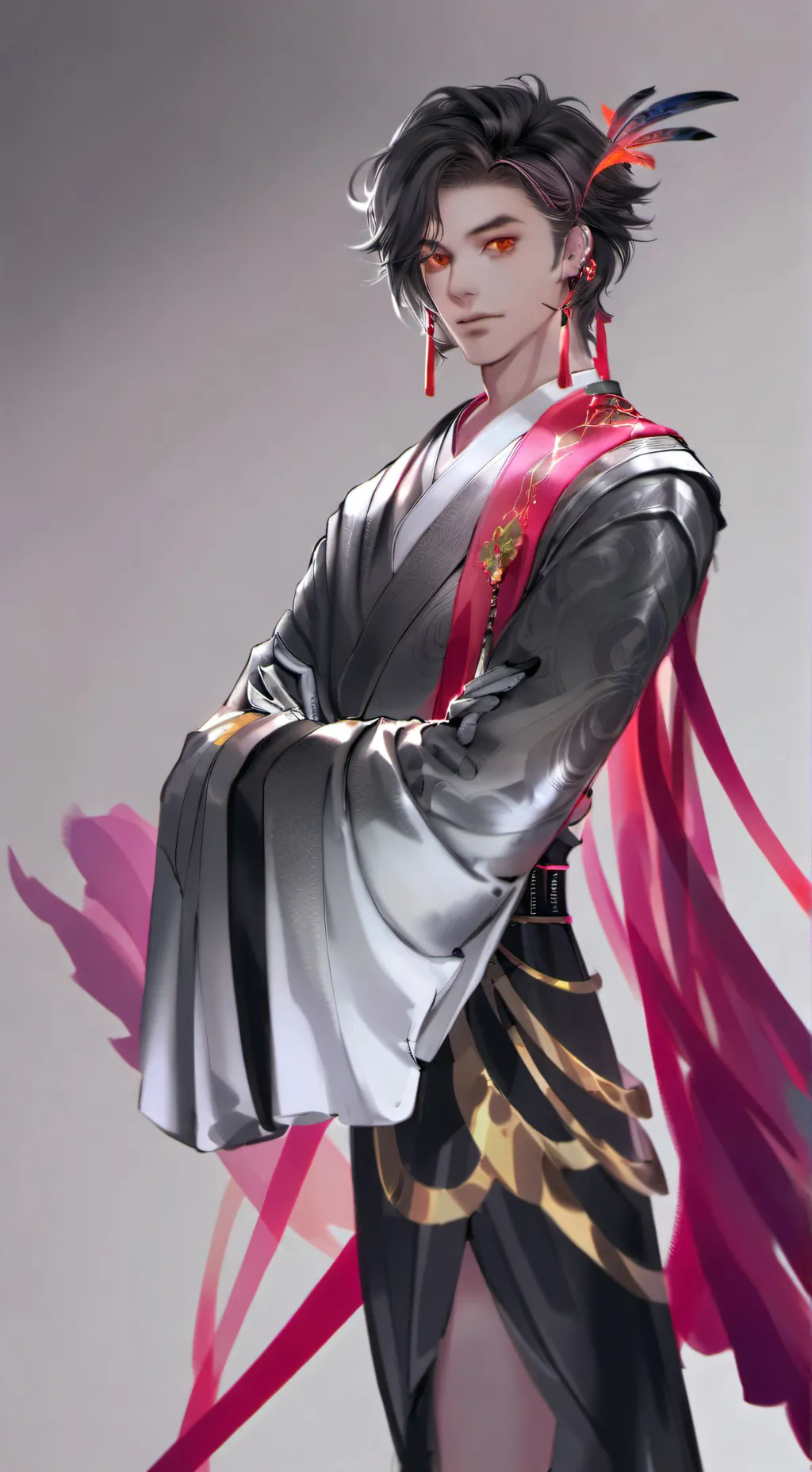 ai character: shinobu nose calla background