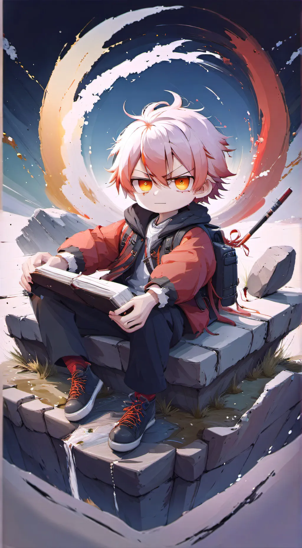 ai character: Boyfriend todoroki background